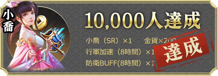 10000人達成